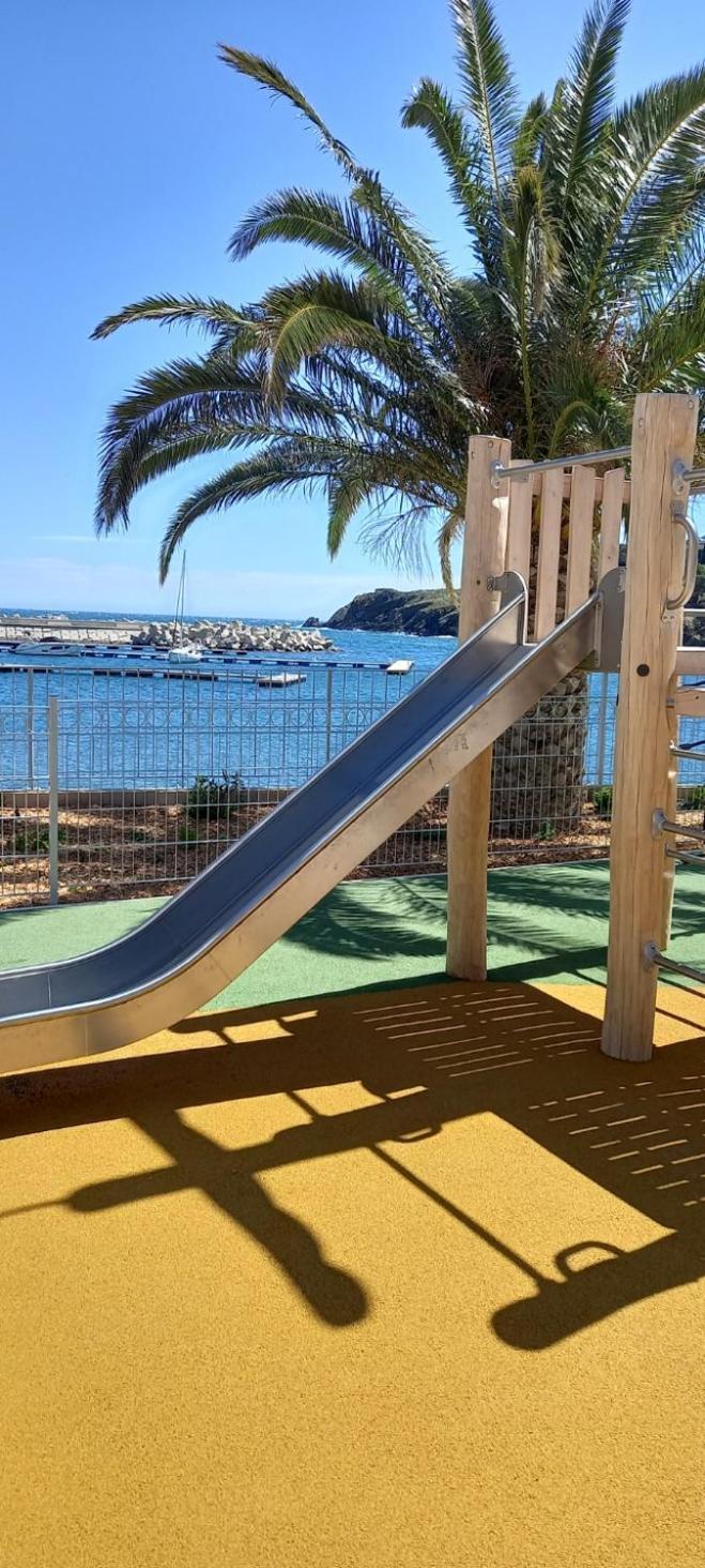 Appart F3 A 150 M De La Plage Avec Parking Prive Cerbère Kültér fotó
